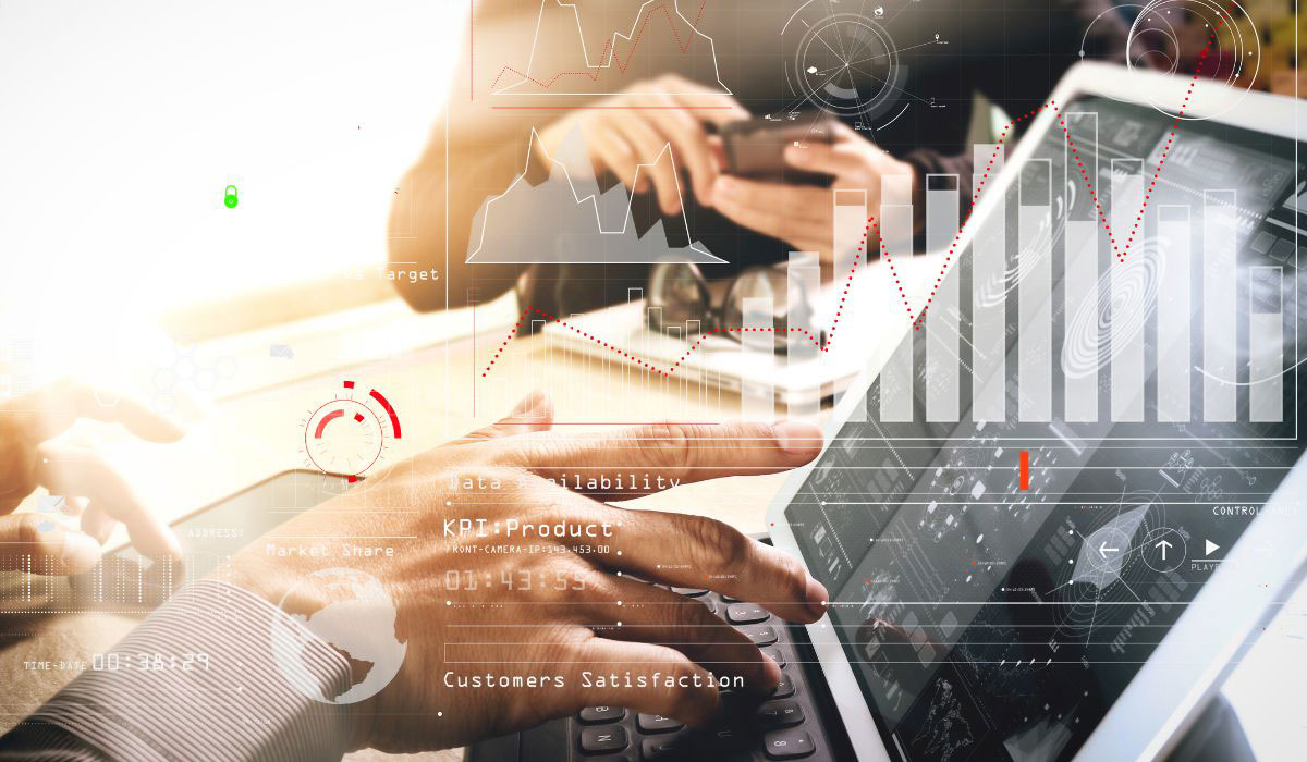 Students using business analytics tools for data-driven decision-making as part of their BBA in Business Analytics for Modern Decision-Making.