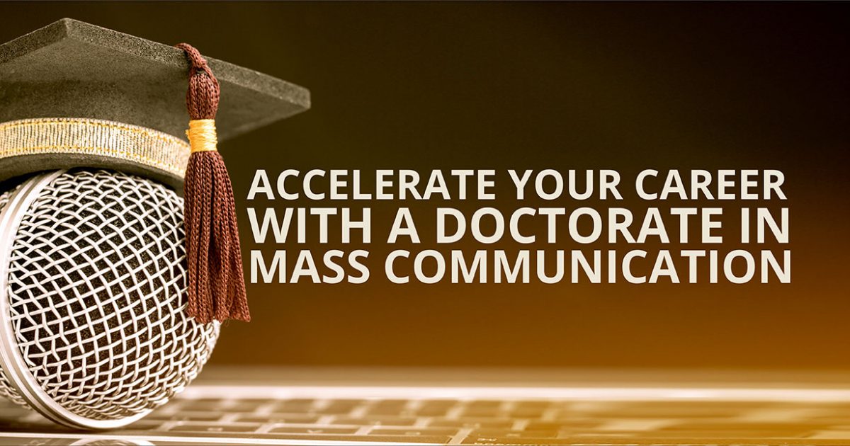 how to do phd in mass communication