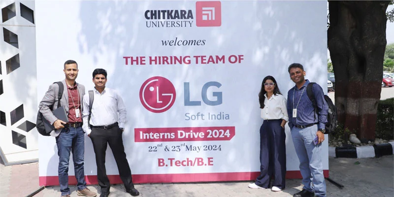 LG Soft India Internship Drive - Chitkara University