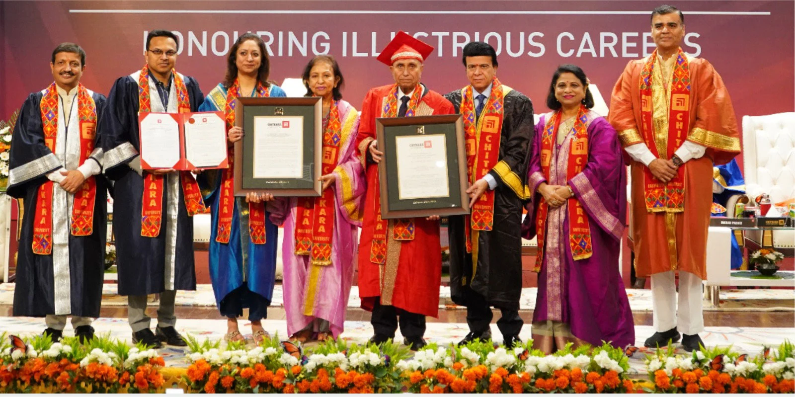 Chitkara University Honours B.L. Vohra with an Honorary Doctorate